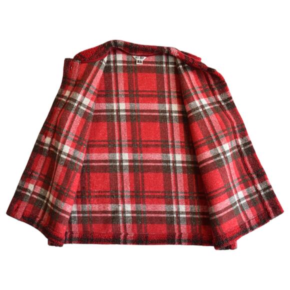 Cozy Red and Brown Tartan Plaid Vest by Christopher & Banks - Size XL - Picture 5 of 7